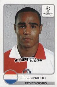 Sticker Leonardo - UEFA Champions League 2001-2002 n. 285 - Panini