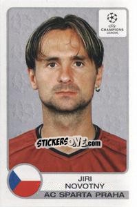 Sticker Jiri Novotny - UEFA Champions League 2001-2002 - Panini