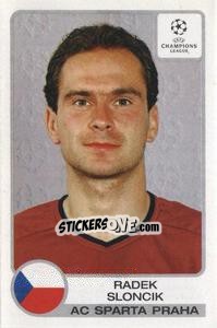 Sticker Radek Sloncik - UEFA Champions League 2001-2002 - Panini