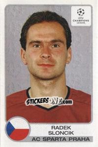 Sticker Radek Sloncik - UEFA Champions League 2001-2002 n. 297 - Panini