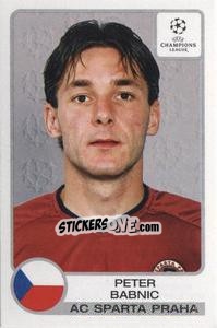 Sticker Peter Babnic - UEFA Champions League 2001-2002 - Panini