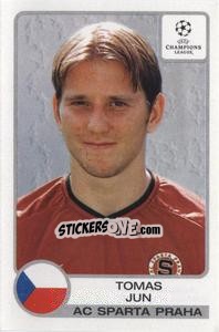 Figurina Tomas Jun - UEFA Champions League 2001-2002 n. 301 - Panini