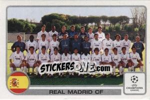 Cromo Real Madrid Team - UEFA Champions League 2001-2002 - Panini
