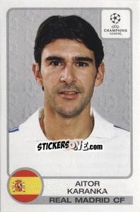 Sticker Aitor Karanka - UEFA Champions League 2001-2002 n. 4 - Panini