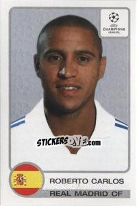 Sticker Roberto Carlos - UEFA Champions League 2001-2002 n. 6 - Panini