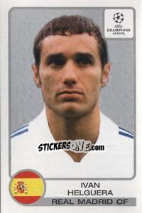 Sticker Ivan Helguera - UEFA Champions League 2001-2002 n. 8 - Panini