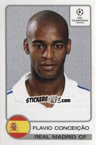 Sticker Flavio Conceição - UEFA Champions League 2001-2002 n. 9 - Panini