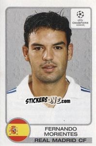 Sticker Fernando Morientes - UEFA Champions League 2001-2002 n. 17 - Panini