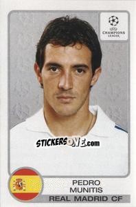 Sticker Pedro Munitis - UEFA Champions League 2001-2002 n. 18 - Panini