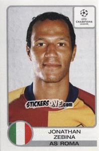 Sticker Jonathan Zebina - UEFA Champions League 2001-2002 - Panini