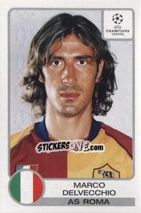 Figurina Marco Delvecchio - UEFA Champions League 2001-2002 - Panini