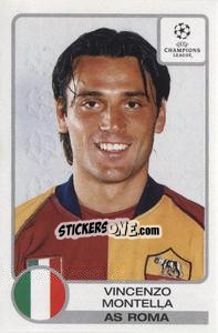 Sticker Vincenzo Montella - UEFA Champions League 2001-2002 n. 36 - Panini