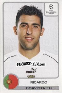Sticker Ricardo - UEFA Champions League 2001-2002 n. 40 - Panini
