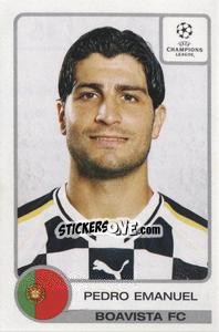 Sticker Pedro Emanuel - UEFA Champions League 2001-2002 n. 45 - Panini