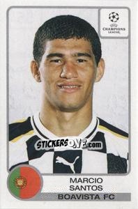 Sticker Marcio Santos - UEFA Champions League 2001-2002 n. 55 - Panini