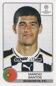 Figurina Marcio Santos - UEFA Champions League 2001-2002 - Panini