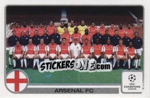 Sticker Arsenal Team - UEFA Champions League 2001-2002 - Panini