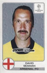 Sticker David Seaman - UEFA Champions League 2001-2002 n. 59 - Panini
