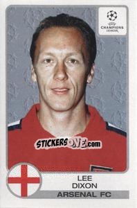 Sticker Lee Dixon - UEFA Champions League 2001-2002 n. 61 - Panini