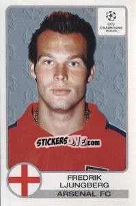 Sticker Fredrik Ljungberg - UEFA Champions League 2001-2002 n. 65 - Panini