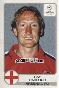 Sticker Ray Parlour - UEFA Champions League 2001-2002 n. 69 - Panini