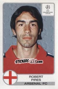 Sticker Robert Pires - UEFA Champions League 2001-2002 n. 70 - Panini