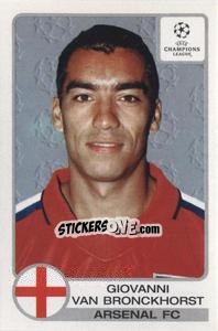 Sticker Giovanni Van Bronckhorst - UEFA Champions League 2001-2002 - Panini