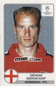 Sticker Dennis Bergkamp - UEFA Champions League 2001-2002 - Panini