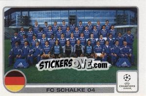 Sticker Schalke Team - UEFA Champions League 2001-2002 - Panini