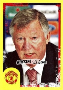 Figurina Sir Alex Ferguson - Manchester United 2010-2011 - Panini