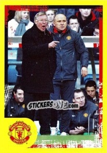 Sticker Sir Alex Ferguson - Manchester United 2010-2011 n. 4 - Panini