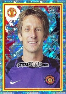 Sticker Edwin van der Sar - Manchester United 2010-2011 n. 6 - Panini