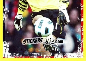 Sticker Edwin van der Sar (2 of 2) - Manchester United 2010-2011 n. 9 - Panini