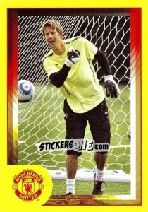Sticker Edwin van der Sar - Manchester United 2010-2011 n. 10 - Panini