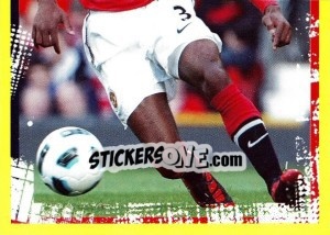 Sticker Patrice Evra (2 of 2) - Manchester United 2010-2011 n. 19 - Panini