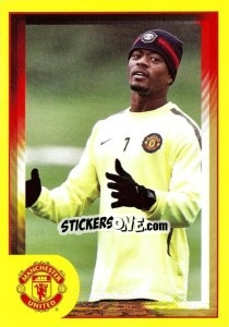 Sticker Patrice Evra - Manchester United 2010-2011 n. 20 - Panini