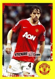 Sticker Owen Hargreaves - Manchester United 2010-2011 n. 22 - Panini