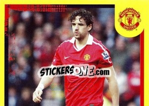 Sticker Owen Hargreaves (1 of 2) - Manchester United 2010-2011 n. 23 - Panini