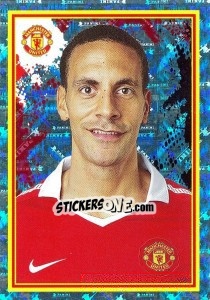 Sticker Rio Ferdinand - Manchester United 2010-2011 n. 26 - Panini