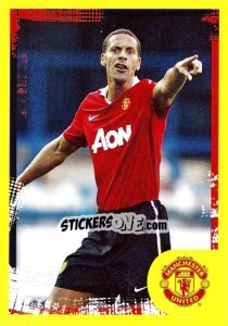 Sticker Rio Ferdinand - Manchester United 2010-2011 n. 27 - Panini