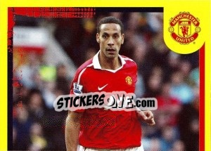 Sticker Rio Ferdinand (1 of 2) - Manchester United 2010-2011 n. 28 - Panini