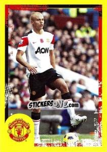 Sticker Wes Brown - Manchester United 2010-2011 n. 32 - Panini