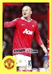 Sticker Wayne Rooney - Manchester United 2010-2011 n. 52 - Panini