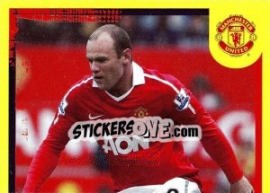 Sticker Wayne Rooney (1 of 2) - Manchester United 2010-2011 n. 53 - Panini