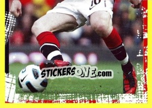 Sticker Wayne Rooney (2 of 2) - Manchester United 2010-2011 n. 54 - Panini