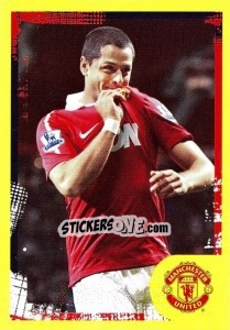 Sticker Javier Hernandez - Manchester United 2010-2011 n. 72 - Panini