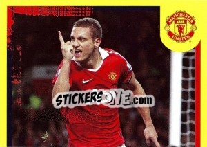 Sticker Nemanja Vidic (1 of 2) - Manchester United 2010-2011 n. 78 - Panini