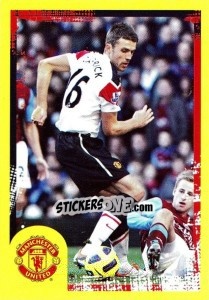 Sticker Michael Carrick - Manchester United 2010-2011 n. 82 - Panini