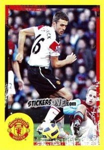 Cromo Michael Carrick - Manchester United 2010-2011 - Panini