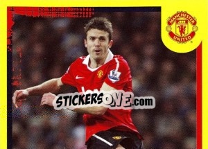 Sticker Michael Carrick (1 of 2) - Manchester United 2010-2011 n. 83 - Panini
